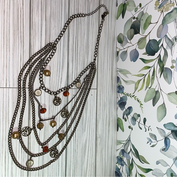 Lia Sophia layered bohemian necklace - Picture 2 of 3